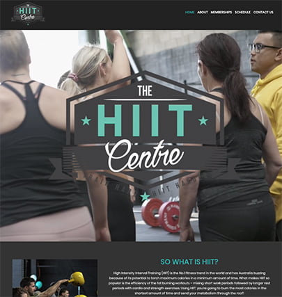 The Hiit Centre Website