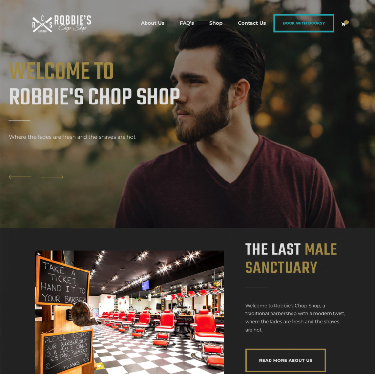 Robbie's Chop Shop Website
